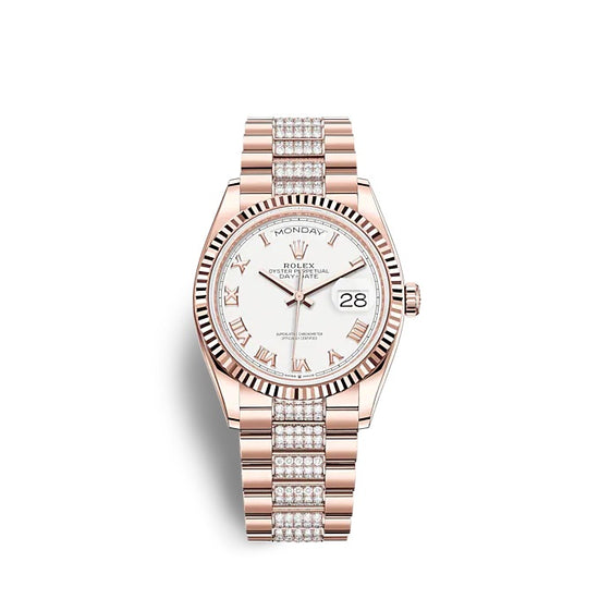 Rolex Replica Watch Day-Date 36 Everose gold 128235-0053