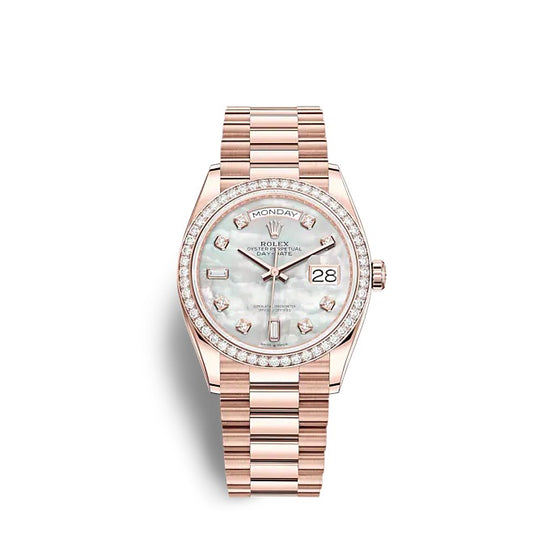 Rolex Replica Watch Day-Date 36 Everose gold 128345RBR-0028