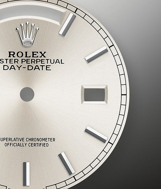 Rolex Replica Watch Day-Date 36 White gold, 128239-0025