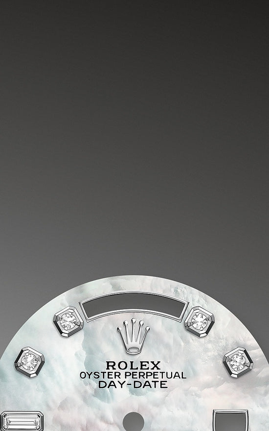 Rolex Replica Watch Day-Date 36 White gold 128239-0026