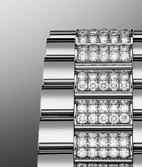 Rolex Replica Watch Day-Date 36 White gold 128349RBR-0014