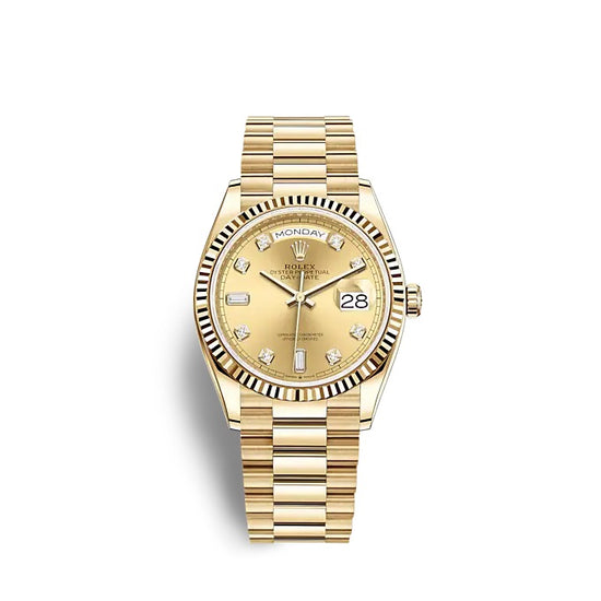 Rolex Replica Watch Day-Date 36 Yellow gold, 128238-0008