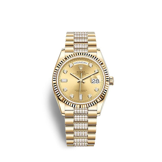 Rolex Replica Watch Day-Date 36 Yellow gold 128238-0026