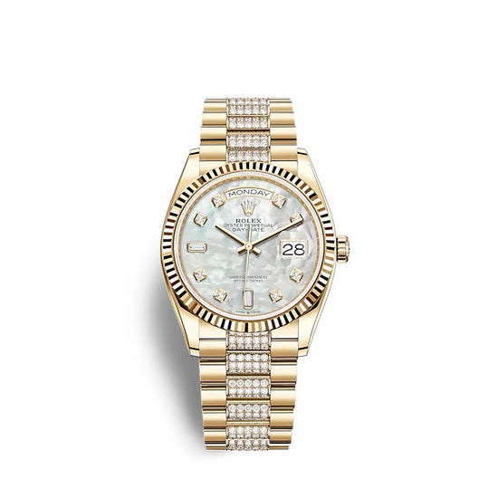 Rolex Replica Watch Day-Date 36 Yellow gold 128238-0032