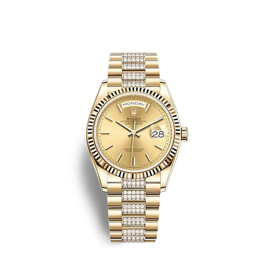 Rolex Replica Watch Day-Date 36 Yellow gold 128238-0046