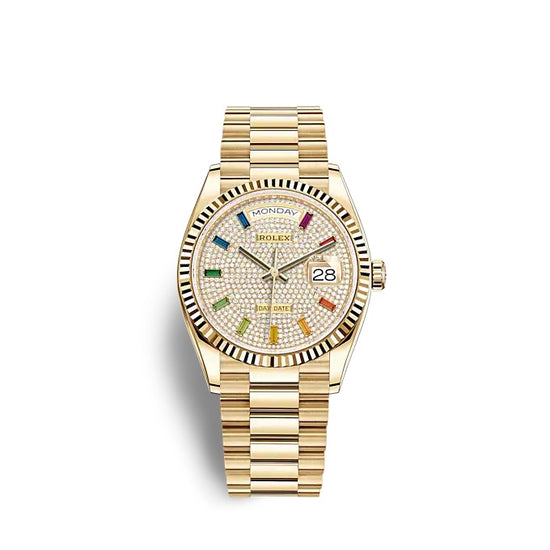 Rolex Replica Watch Day-Date 36 Yellow gold 128238-0051