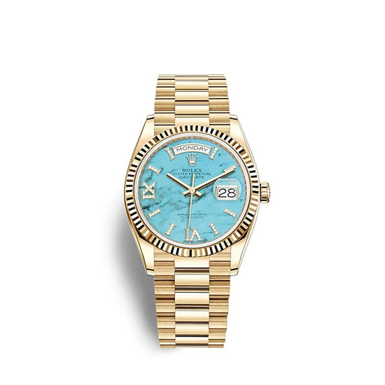 Rolex Replica Watch Day-Date 36 Yellow gold 128238-0071