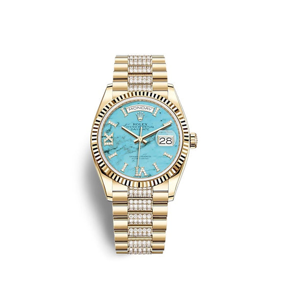 Rolex Replica Watch Day-Date 36 Yellow gold 128238-0072