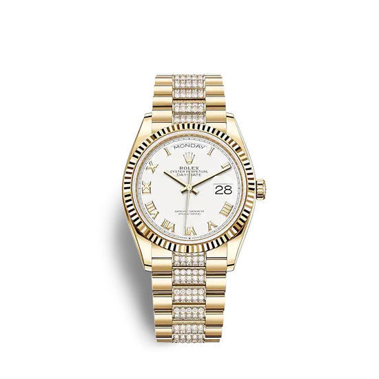 Rolex Replica Watch Day-Date 36 Yellow gold 128238-0077