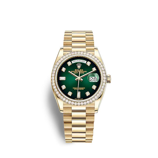 Rolex Replica Watch Day-Date 36 Yellow gold 128348RBR-0035