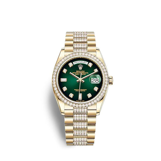 Rolex Replica Watch Day-Date 36 Yellow gold 128348RBR-0036