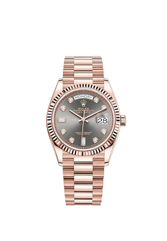 Rolex Replica Watch Day-Date, 36mm, 18k Everose Gold, 128235-0050