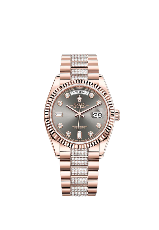 Rolex Replica Watch Day-Date, 36mm, 18k Everose Gold, 128235-0051