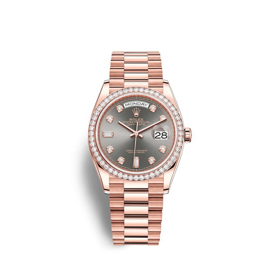 Rolex Replica Watch Day-Date 36mm, 18k Everose Gold, 128345rbr-0052