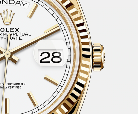 Rolex Replica Watch Day-Date, 36mm, 18k Yellow Gold, 128238-0082