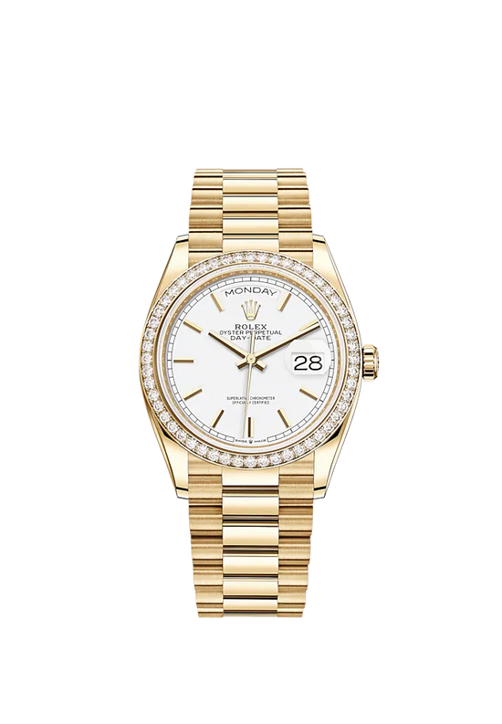 Rolex Replica Watch Day-Date, 36mm, 18k Yellow Gold, 128348rbr-0047