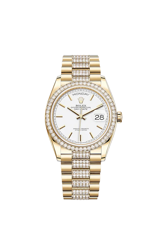 Rolex Replica Watch Day-Date, 36mm, 18k Yellow Gold, 128348rbr-0048
