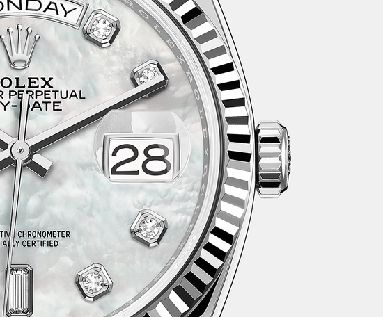 Rolex Replica Watch Day-Date, 36mm, Platinum, 128236-0002