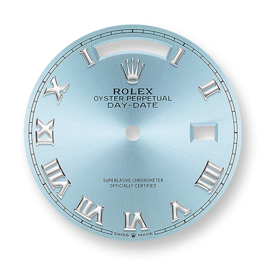 Rolex Replica Watch Day-Date 36mm, Platinum, 128236-0008
