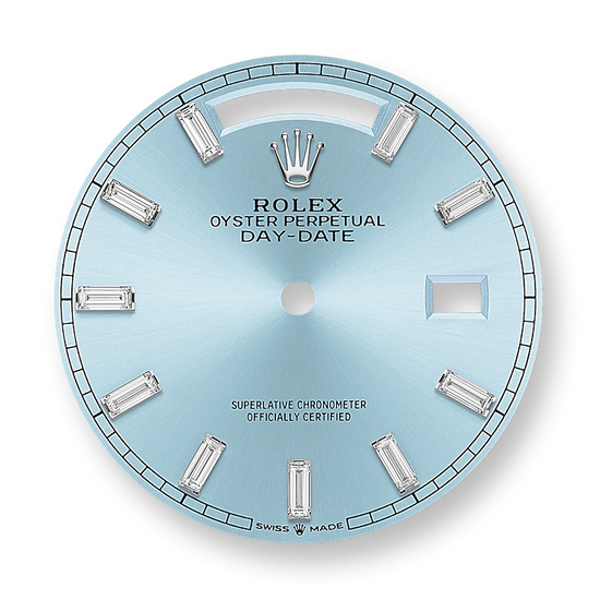 Rolex Replica Watch Day-Date, 36mm, Platinum, 128236-0009