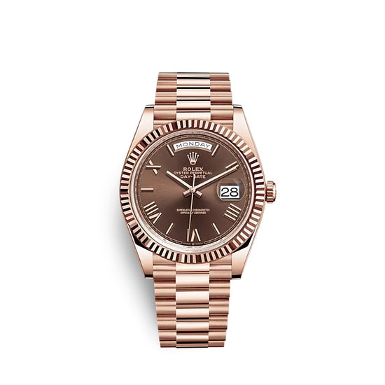 Rolex Replica Watch Day-Date 40 18 ct Everose gold 228235-0002