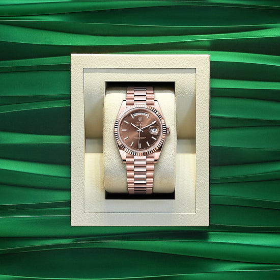 Rolex Replica Watch Day-Date 40, 18k Everose Gold, 40mm, 228235-0053