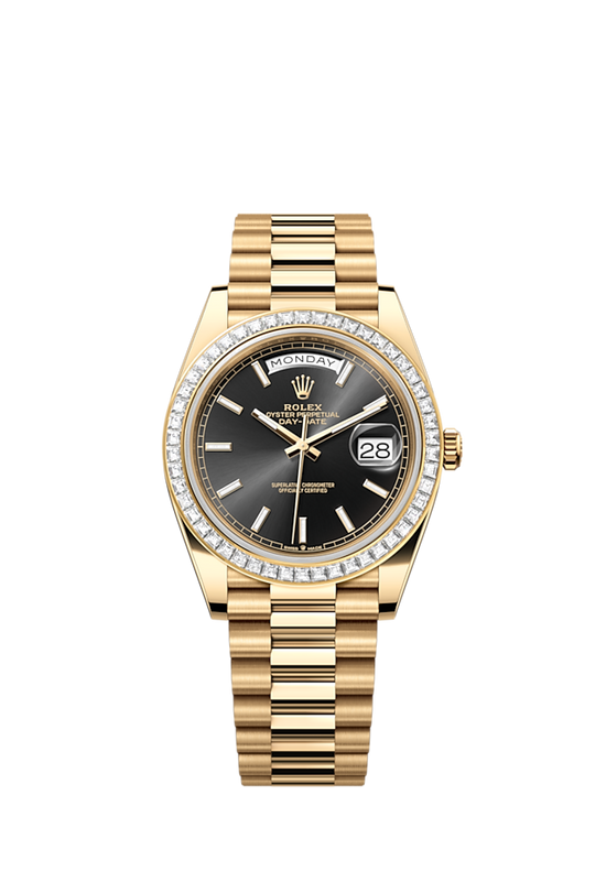 Rolex Replica Watch Day-Date 40, 18k Yellow Gold with Diamond-set, 40mm, 228398tbr-0041