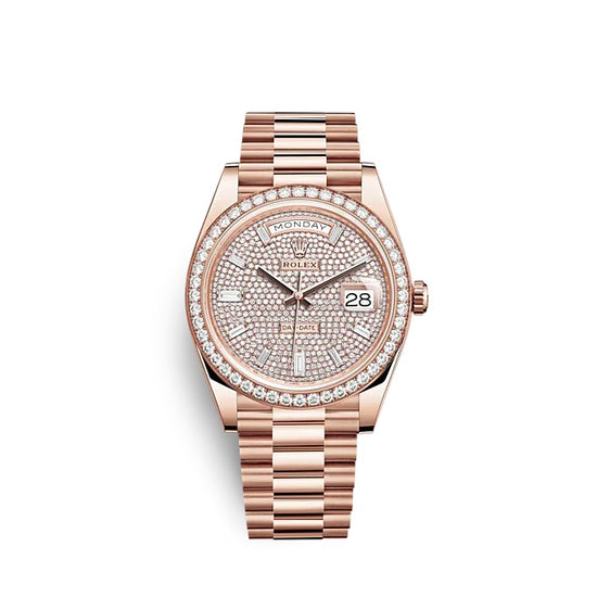 Rolex Replica Watch Day-Date 40 Everose gold 228345RBR-0002