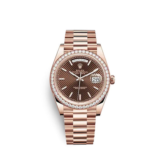Rolex Replica Watch Day-Date 40 Everose gold 228345RBR-0005