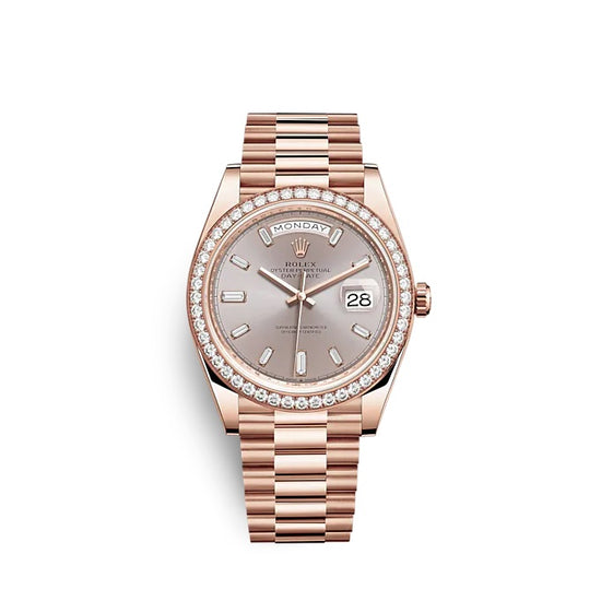 Rolex Replica Watch Day-Date 40 Everose gold 228345RBR-0007