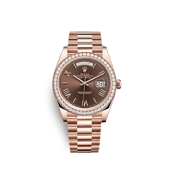 Rolex Replica Watch Day-Date 40 Everose gold 228345RBR-0009
