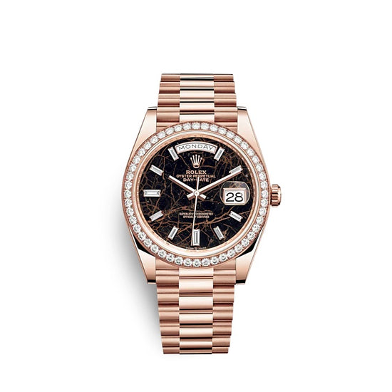 Rolex Replica Watch Day-Date 40 Everose gold 228345RBR-0016