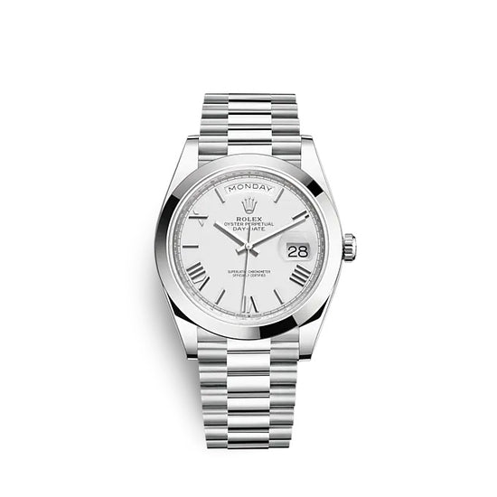 Rolex Replica Watch Day-Date 40 Platinum 228206-0028