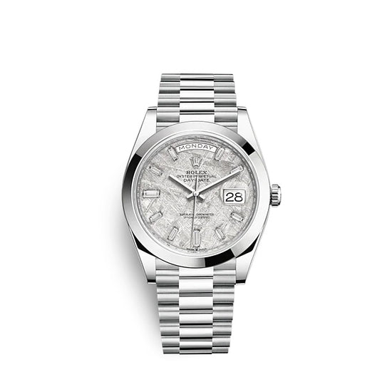 Rolex Replica Watch Day-Date 40 Platinum 228206-0036