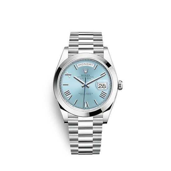 Rolex Replica Watch Day-Date 40 Platinum 228206-0044