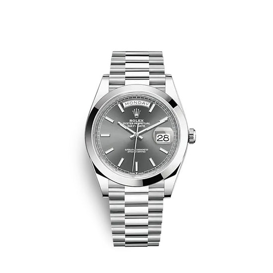 Rolex Replica Watch Day-Date 40 Platinum 228206-0045