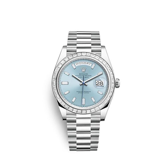 Rolex Replica Watch Day-Date 40 Platinum 228396TBR-0002