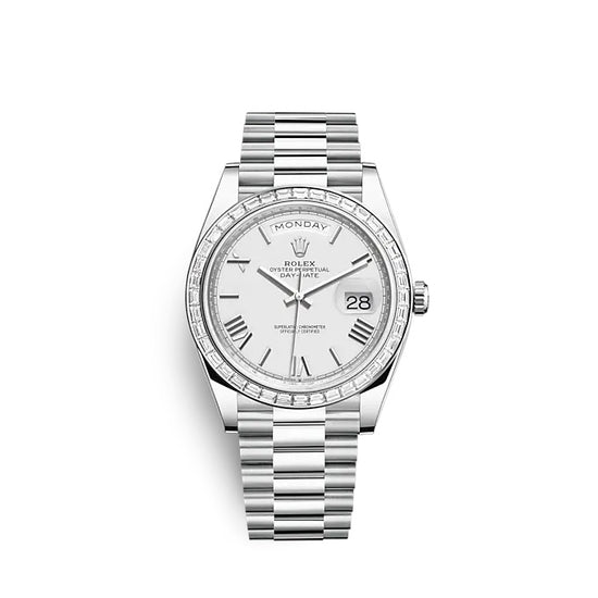 Rolex Replica Watch Day-Date 40 Platinum 228396TBR-0018