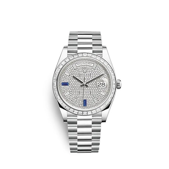 Rolex Replica Watch Day-Date 40 Platinum 228396TBR-0021