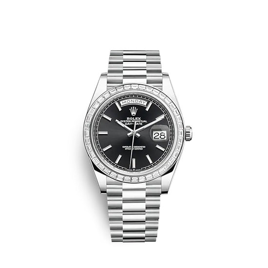 Rolex Replica Watch Day-Date 40 Platinum 228396TBR-0024