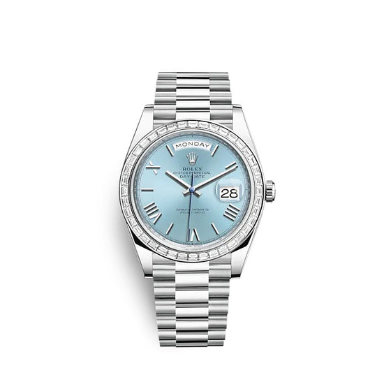 Rolex Replica Watch Day-Date 40 Platinum 228396TBR-0030