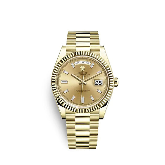 Rolex Replica Watch Day-Date 40 Yellow gold 228238-0005