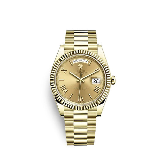 Rolex Replica Watch Day-Date 40 Yellow gold 228238-0006