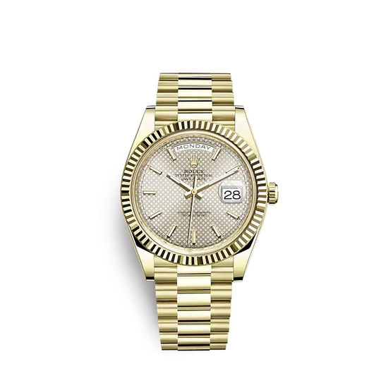 Rolex Replica Watch Day-Date 40 Yellow gold 228238-0008