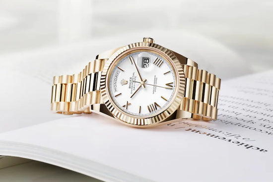 Rolex Replica Watch Day-Date 40 Yellow gold 228238-0042