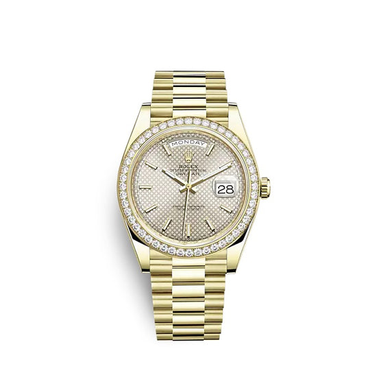 Rolex Replica Watch Day-Date 40 Yellow gold 228348RBR-0005