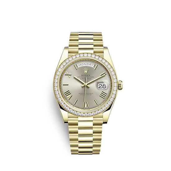 Rolex Replica Watch Day-Date 40 Yellow gold 228348RBR-0007