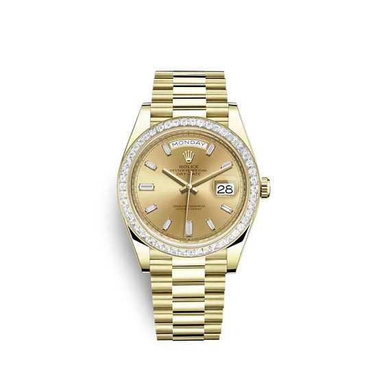 Rolex Replica Watch Day-Date 40 Yellow gold 228398TBR-0002