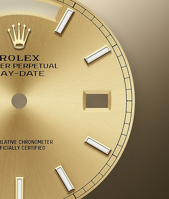 Rolex Replica Watch Day-Date 40 Yellow gold 228398TBR-0007