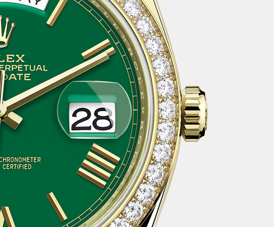 Rolex Replica Watch Day-Date, 40mm, 18k Yellow Gold and Diamonds, 228348rbr-0040